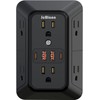 JcBlaon Outlet Extender Surge Protector - 6 Outlet Splitter with