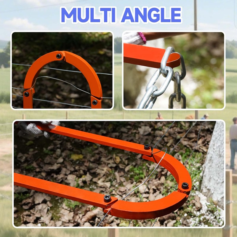 Fence Stretcher Tool Chain Link Fence Bar Puller, Heavy Duty