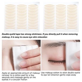 Cintas para Párpados, 240 Pares Pegatinas de Párpados Dobles Invisibilidad Transpirable Cinta de Párpados Forma Delga Ojos Herramienta Maquillaje Mujeres Grandes Párpados Pega Levanta Parpados