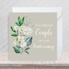 Second Ave Special Couple Anniversary Flower Square Card Partner Anniversary
