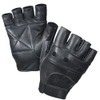 PrimeLeather Quality Real Leather Soft Fingerless Gloves For Weight Training