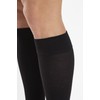 Relaxsan M1050A (Black, Size 3) Knee High Socks Cotton Open