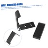 STOBAZA 2 Pack Hooks Wall Mount Hooks Foldable Towel Holder