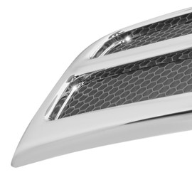 Auto Dynasty CH1200178 Factory Style Front Bumper Grill Grille Assembly Compatible with Jeep Grand Cherokee 1993-1995, Chrome Silver