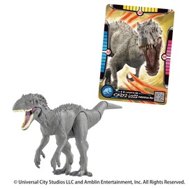 Takara Tomy Ania Jurassic World Indominus Rex (with Ania Battle Card) Animal Dinosaur Toy for Ages 3+