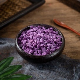 WEIJUEJIYI Diced Purple Potato 150g (5.29oz) Original Fruits and Vegetables Crisp, Dehydrated Vegetables，Natural Food Coloring，No Added, Porridge Baking Milk Tea Decoration Materials