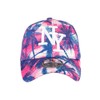 Hip Hop Honour Kids Pink and Blue Tropical Baseball Cap