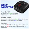 Bluetooth Remote Control for GoPro Hero 13/12/11/10/9/MAX, Insta360 X5/X4/X3/Ace Pro/Ace