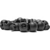 Realm Single Hole Round Cord Locks Black with Spring Loaded