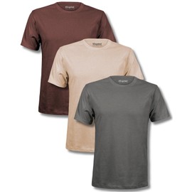Kingsted Men's T-Shirts Pack - Royally Comfortable - Super Soft Cotton Blend - Short Sleeve Tagless Crewneck - Well-Crafted Classic Tees (3 Pack, Camo, Large)