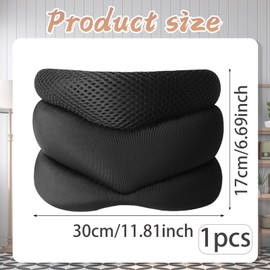 ZcrPrn Neck Brace, Adjustable Soft Foam Cervical Collar for Pain and Support, Ergonomic Neck Collar Protector Keep Vertebrae Stable Aligned for Sleeping Relieves Pain and Pressure