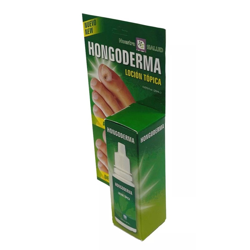 Nuestra Salud Hongoderma Eliminate Fungus Lotion Topica Great for Skin