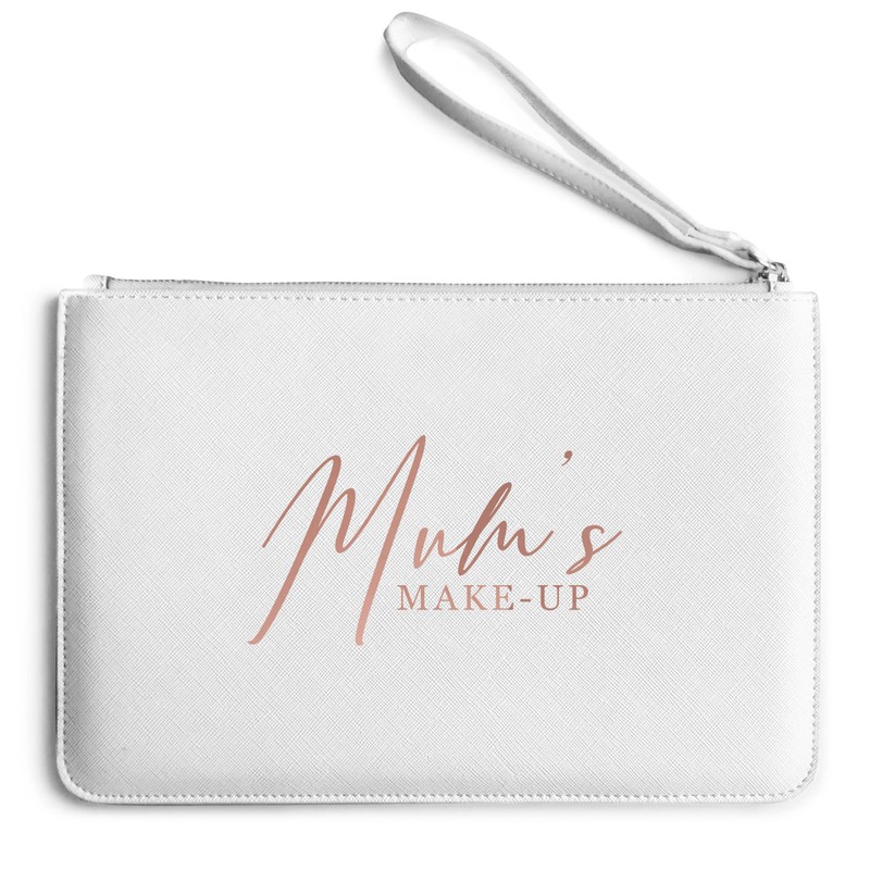 Rose Gold Mum's Make Up Clutch Bag, Mothers Day Clutch