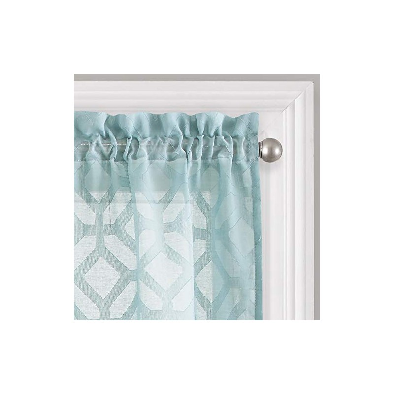 Vue Trellis Clip Corto Cenefa Cortina de Ventana pequeña para