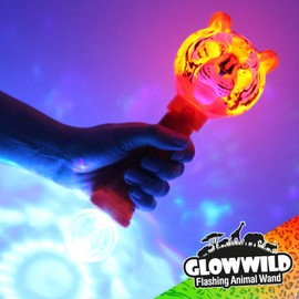 Glow Wild Flashing Animal Wands (Tiger)