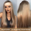 Yacurcur Headband Wigs Silky Straight Hair Glueless None Lace Front