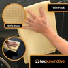 Tek Automotive Waffle Drying Towel Twin Pack- Extra Large Microfibre