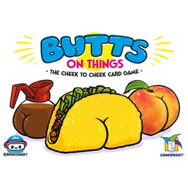 Gamewright - Butts On Things - The Cheek to Cheek Card Game - for Kids Ages 8 and Up - Perfect for Family Game Night!