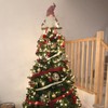 Gnome Christmas Tree Topper,Gnome Christmas Ornaments Santa Gnomes Plush Party