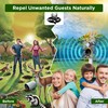 Ultrasonic Solar Animal Repellent Outdoor – Cat Repellent with Motion