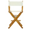 Casual Home 24" Director's Chair Honey Oak Frame-with Wheat Canvas,