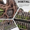 PTFJZ Aquarium Decorations Large Fish Tank Ornament Reptile House Shelter