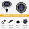 Solar Lights Outdoor 16 Pack, Solar Garden Outdoor Waterproof Pathway