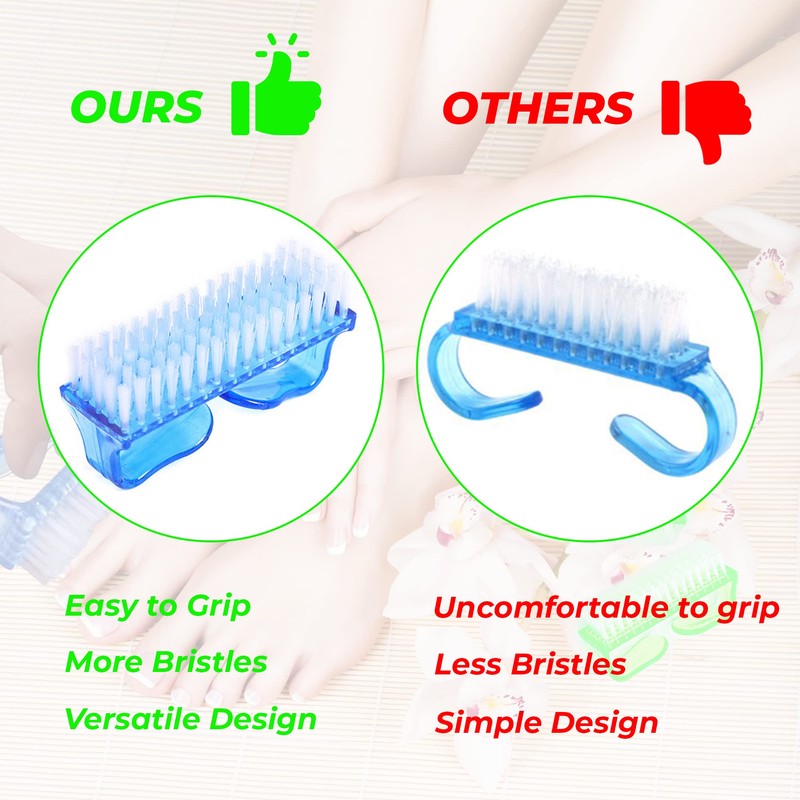 WATELL 4 Pcs Nail Brush for Everyday Use - 4