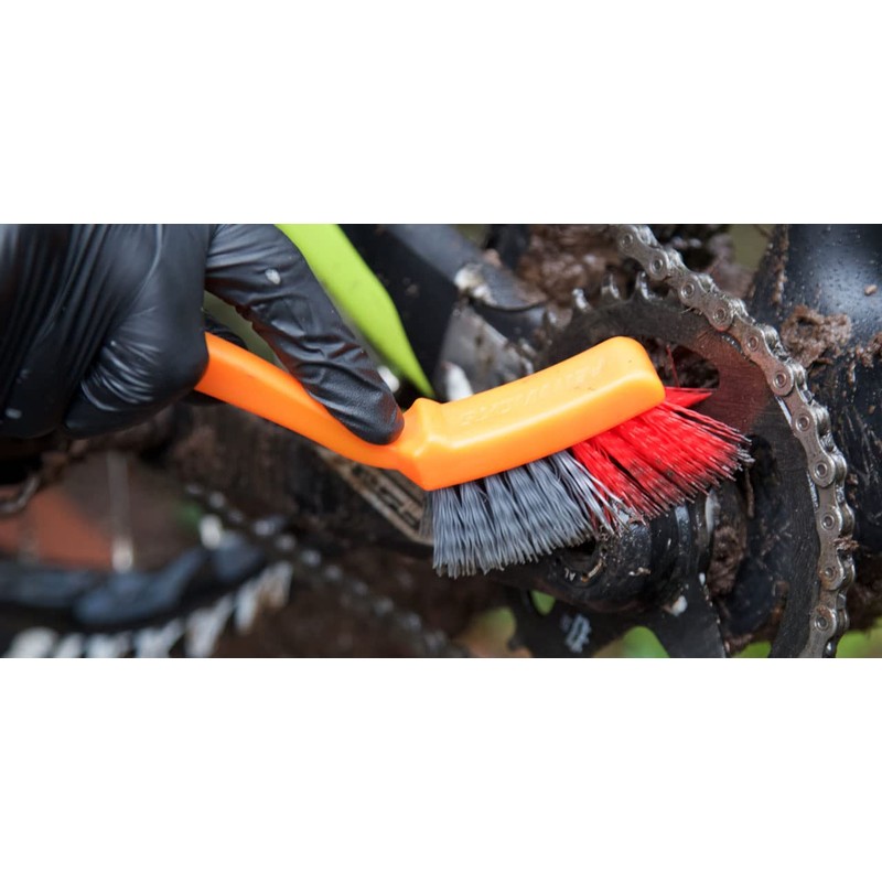 Fenwicks Bike Gear Cleaning Brush - Orange, 25 cm