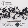 SKIR'CO Pack of 50 Large Flange Aluminium Blind Rivets 4.8