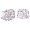2pcs Baby Cloth Diapers Reusable Washable One Size Adjustable Stretchy