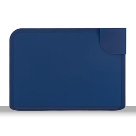 Bella Tunno Wonder Mat – Toddler and Baby Placemats, BPA Free Silicone Placemat with Non-Slip and Corner Pocket Design for Folding and Storing, Baby Must Haves (Midnight)