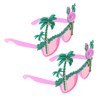 Homoyoyo Pack of 2 Flamingo Glasses Flamingo Costume Flamingo Accessories