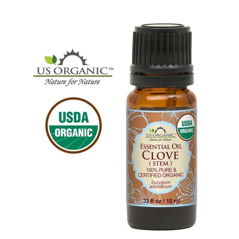 US Organic 100% Pure Clove Stem Essential Oil - USDA