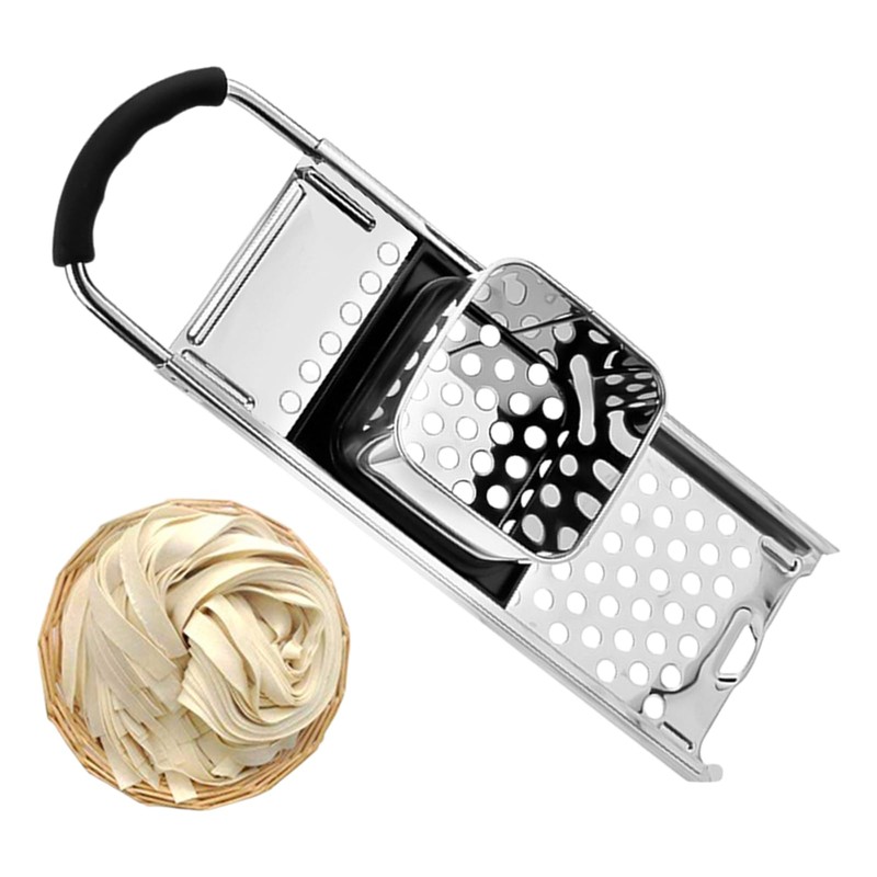 Spätzle Slicer, Stainless Steel Spaetzle Grater, Spaetzle Press with Rubber