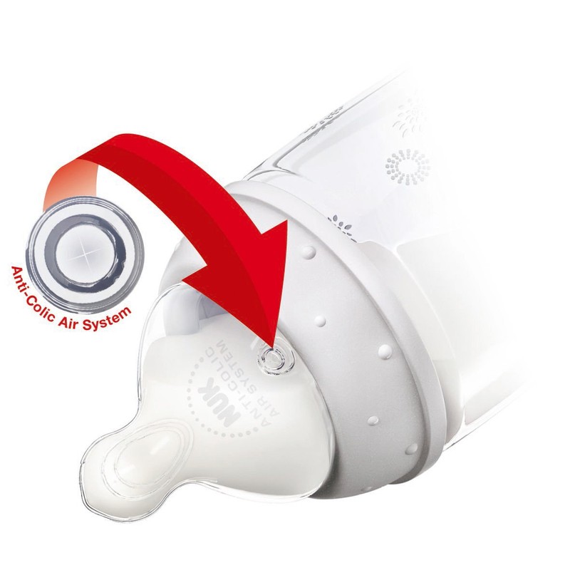 NUK First Choice + Physiological Teats 0-6- Months - S: