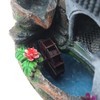 Kathring Rockery Fountain, Desktop Rock Waterfall Humidifier with LED Lights