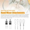 Hand Mixer Attachments Egg Beater Blending Rod Dough Hook Whisk