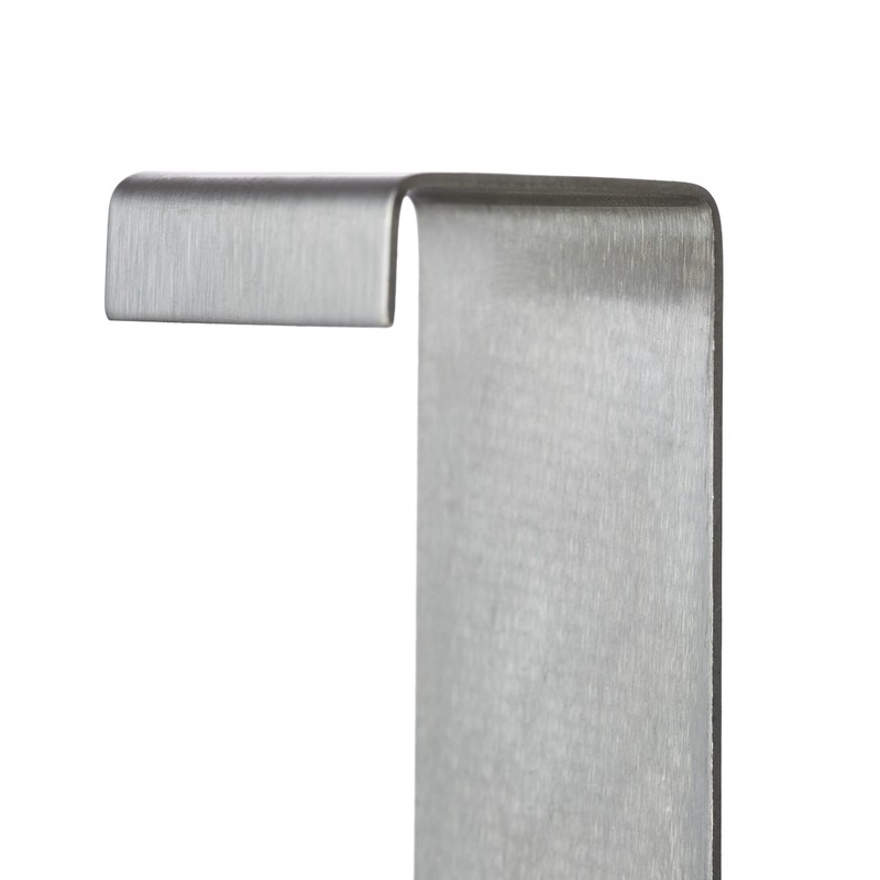 Relaxdays 12 x Stainless Steel Door Hooks, Rust-Resistant, S-Hooks, for