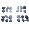 6pc Set Raw Celestite Celestine Small Rough Naturally Semi-Faceted &