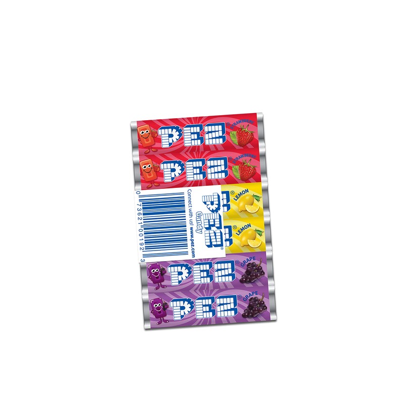 PEZ Original Fruit Candy Refills, 6-Count Roll, 0.29 Ounce (Pack