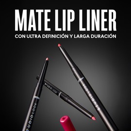 Cyzone Mate Lip Liner Studio Look – Delineador de Labios Mate de Alta Precisión, Color Intenso y Textura Cremosa de Larga Duración (Sangria)