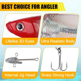 Pre-Rigged Soft Fishing Lures Swimbait Jig Head Soft Plastic Fork Tail Swim Baits Swim Shad Lure Bait Bass Trout Walleye Sinking Baits Fishing Lures for Freshwater Saltwater Fishing