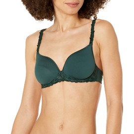 Simone Perele Women's Andora 3D Plunge Bra, Agate Green, 38C