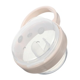 Abaodam Reusable Travel Pacifier Case Pp Material Compact Storage for Baby 2 Pacifier Holders in One Case