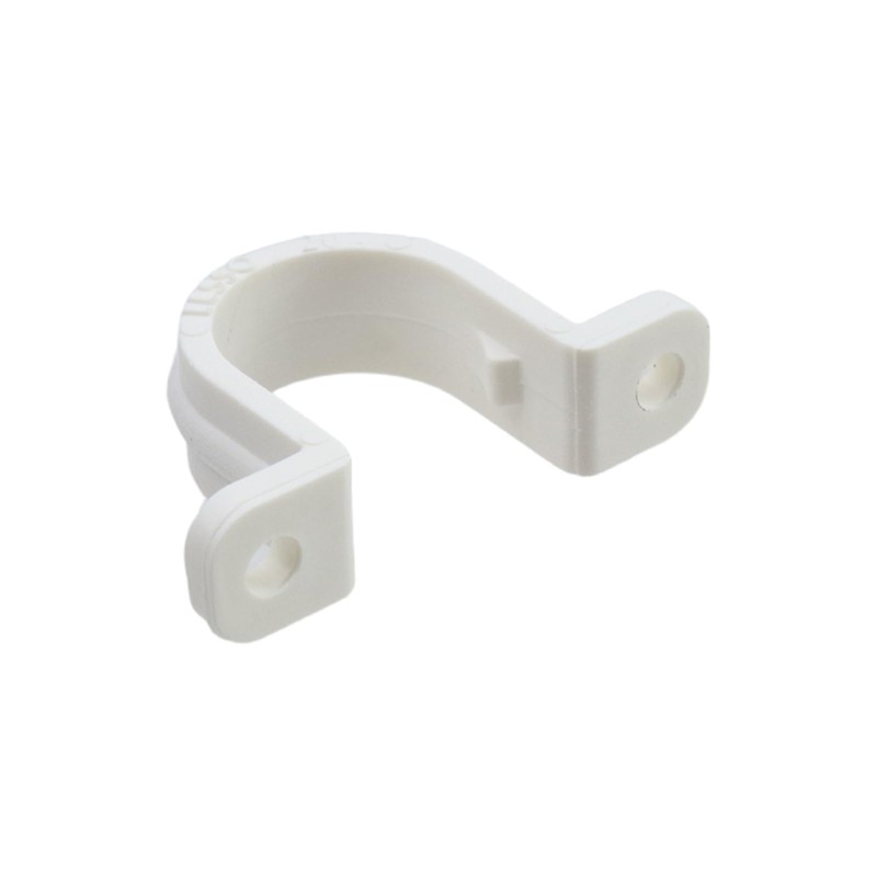 Semetall Conduit Strap Clamps 1/2-Inch (22mm) - 30-Pack Plastic Two-Hole