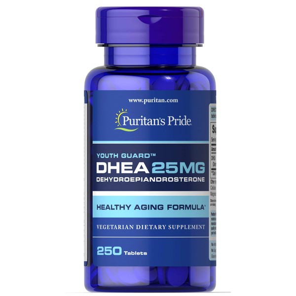Puritan's Pride DHEA, Anti-Aging 25 mg-250 Tablets