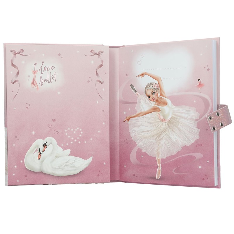 Depesche 13609 TOPModel Ballet - Diario con codice numerico e