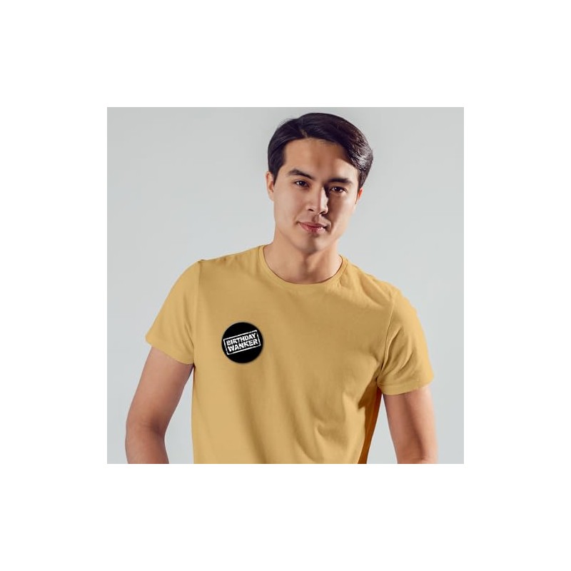 Party People Birthday Wanker Badge - 59mm - Novelty pin
