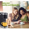 N/A Unbleached K Cup Disposable Paper Filters with Lid for